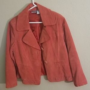 Chico's Genuine Women's Suede Leather Jacket
